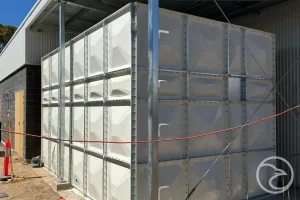 comparison of GRP vs steel fire tanks used for fire water storage