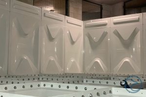 large-scale water storage system operating at industrial site