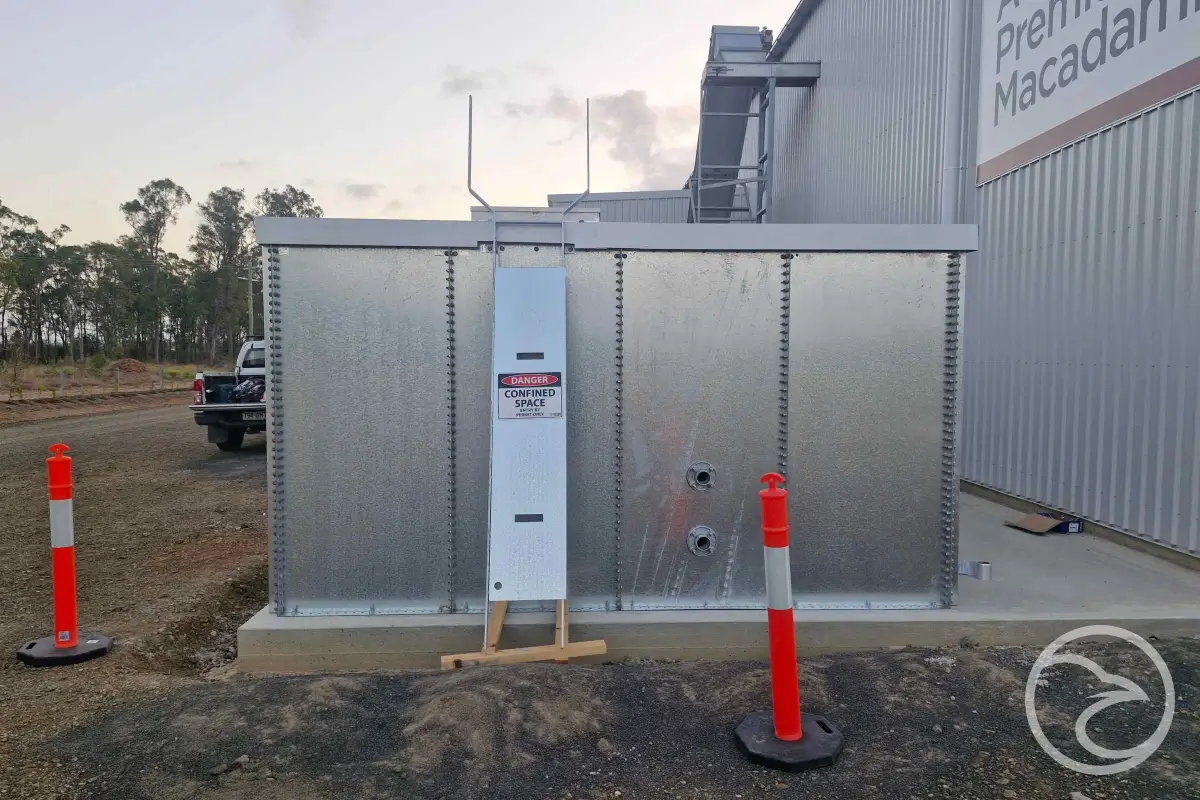 galvanised water tanks for fire protection systems