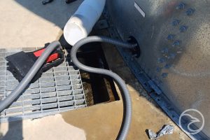 leak in steel tank wall