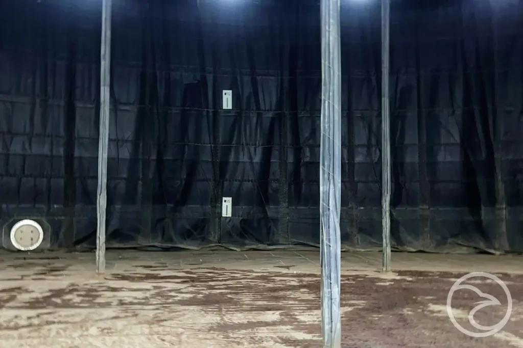 Technicians performing potable water reservoir cleaning