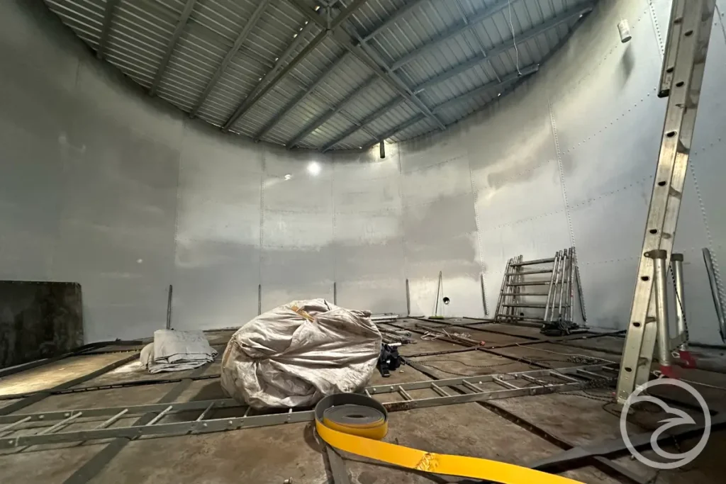 Water storage system designed for emergency and fire protection use