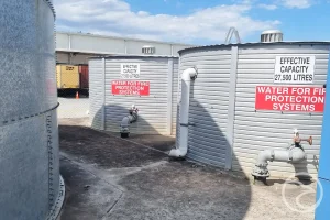 ire tank system verification in water storage facility