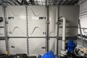 bolted panel water tank construction process