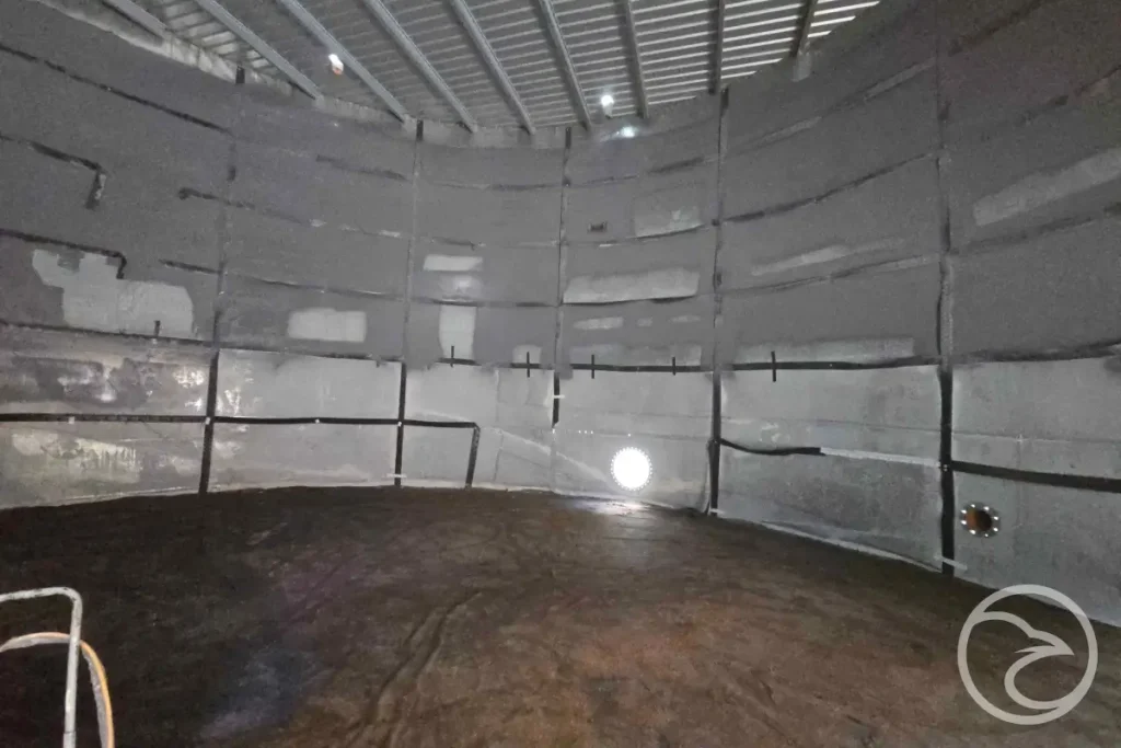 Checking water quality in fire protection storage tank