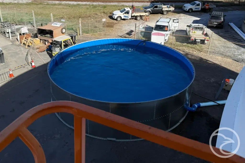 Internal fire tank liner