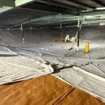 fire water tank liner damage