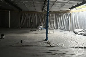 PVC tank liner damage