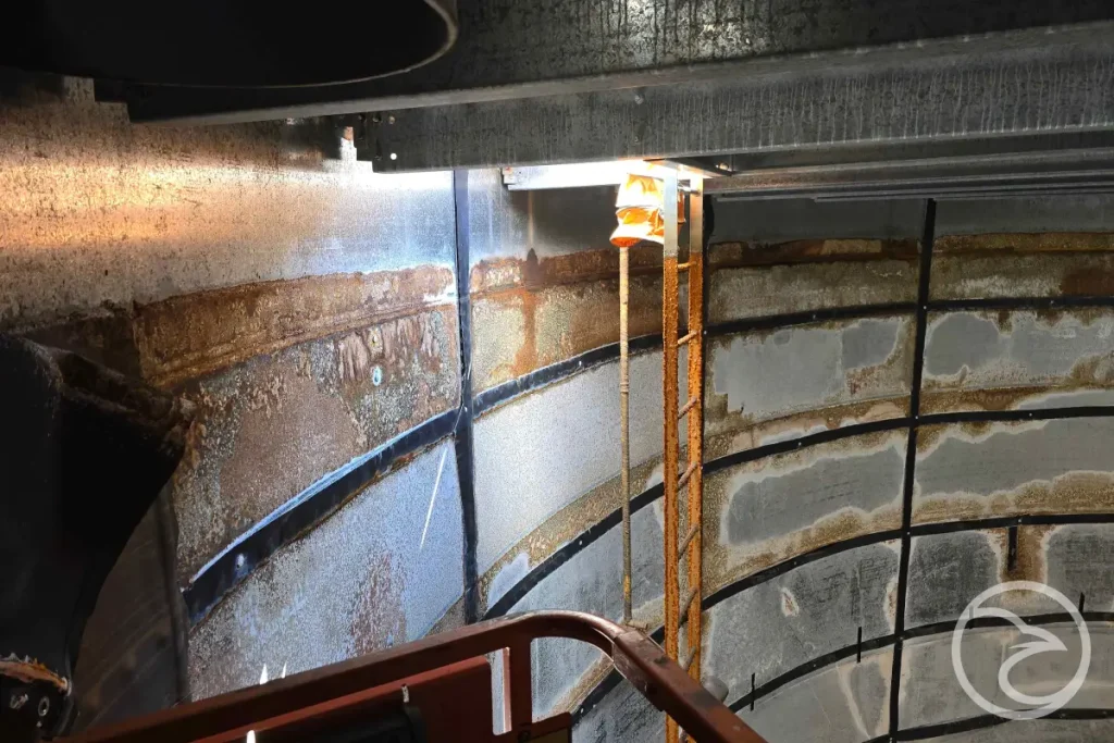 fire tank repair project in Australia
